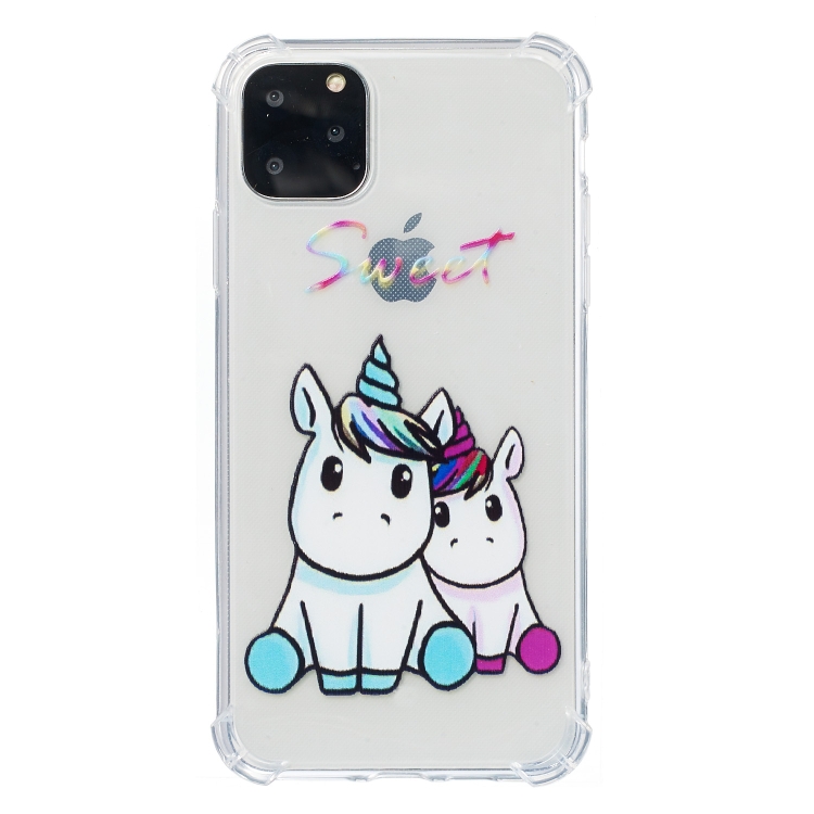 

For iPhone 11 Pro Max Anti-Drop Pattern TPU Phone Case(Sweet)