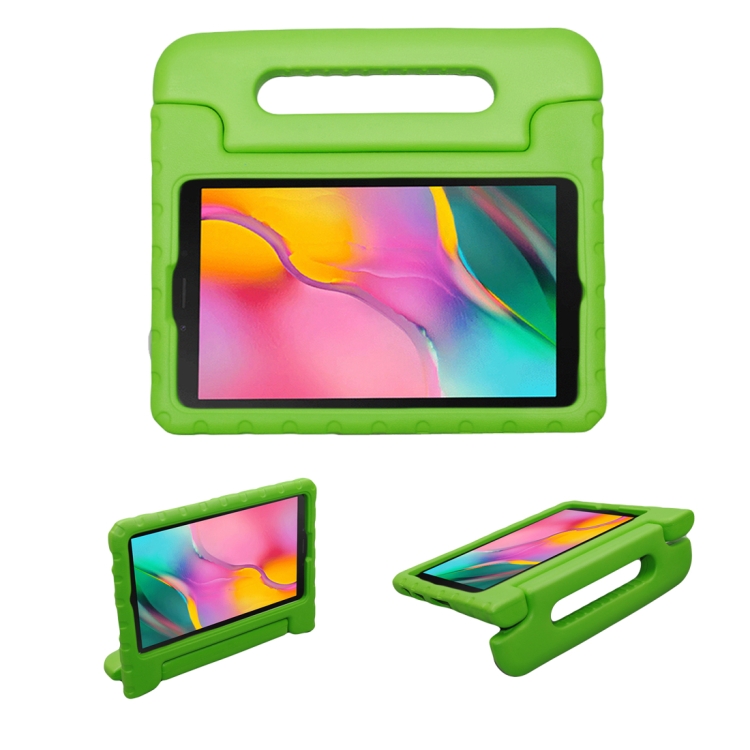 

Shockproof EVA Bumper Case with Handle & Holder for Galaxy Tab A 8.0 T290/T295(Green)
