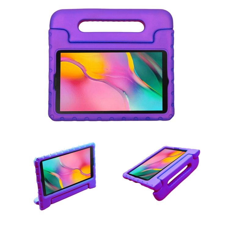 

Shockproof EVA Bumper Case with Handle & Holder for Galaxy Tab A 8.0 T290/T295(Purple)