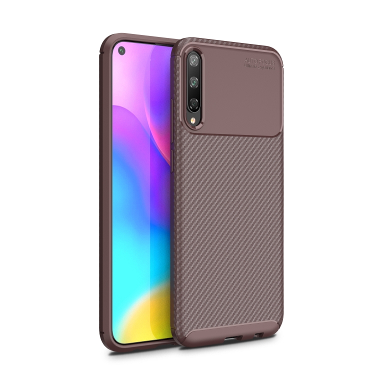 

For Huawei Honor play 3 Carbon Fiber Texture Shockproof TPU Case(Brown)