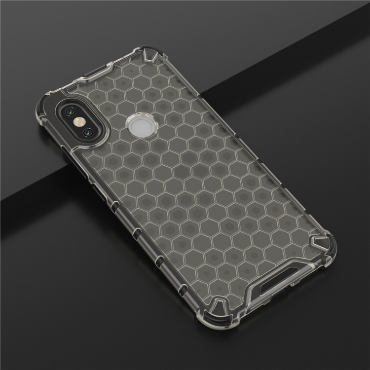 

For Galaxy A20s Shockproof Honeycomb PC + TPU Case(Grey)