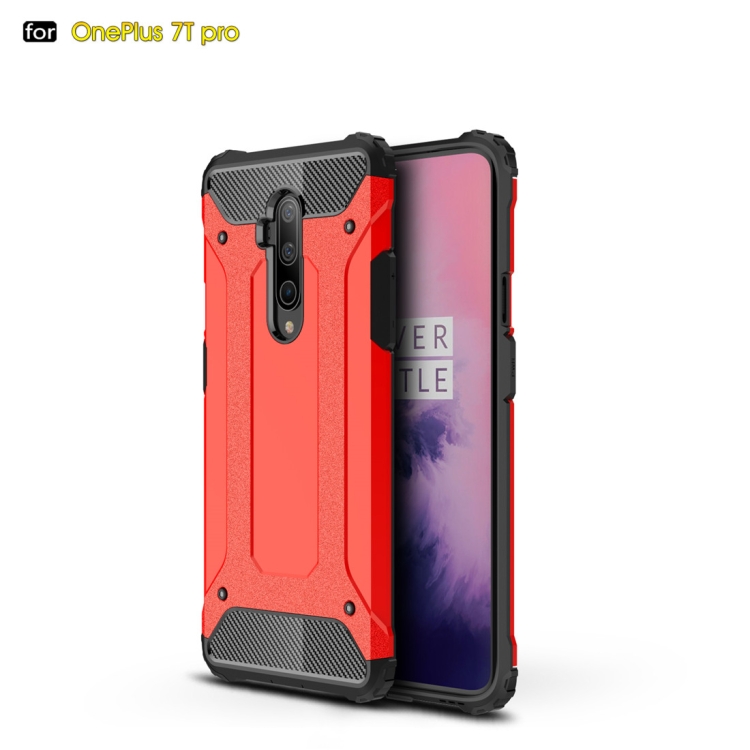 

For Oneplus 7T Pro Magic Armor TPU + PC Combination Case(Red)