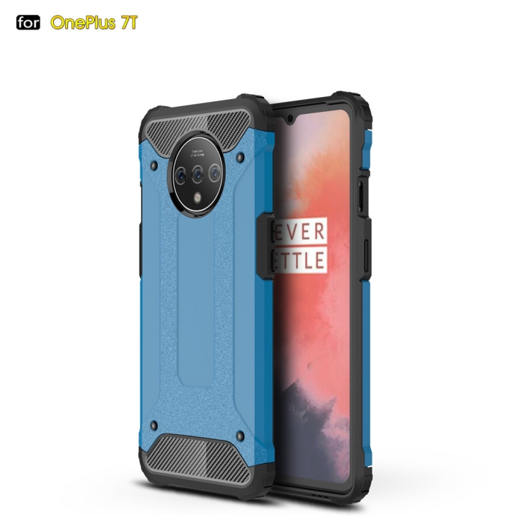 

For Oneplus 7T Magic Armor TPU + PC Combination Case(Blue)