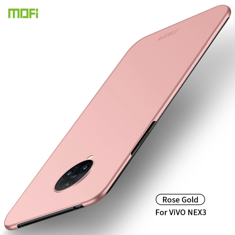 

For VIVO NEX3 MOFI Frosted PC Ultra-thin Hard Case(Rose gold)