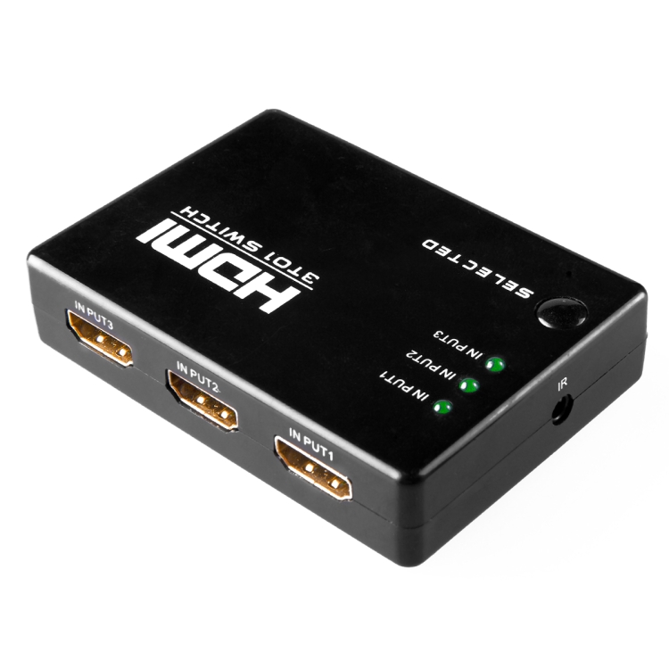 

HDMI 3*1 Switch 1080P with IR Remote Control