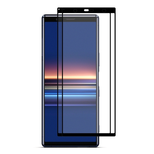 

For Sony Xperia 5 2 PCS ENKAY Hat-prince Full Glue 0.26mm 9H 2.5D Tempered Glass Full Coverage Film