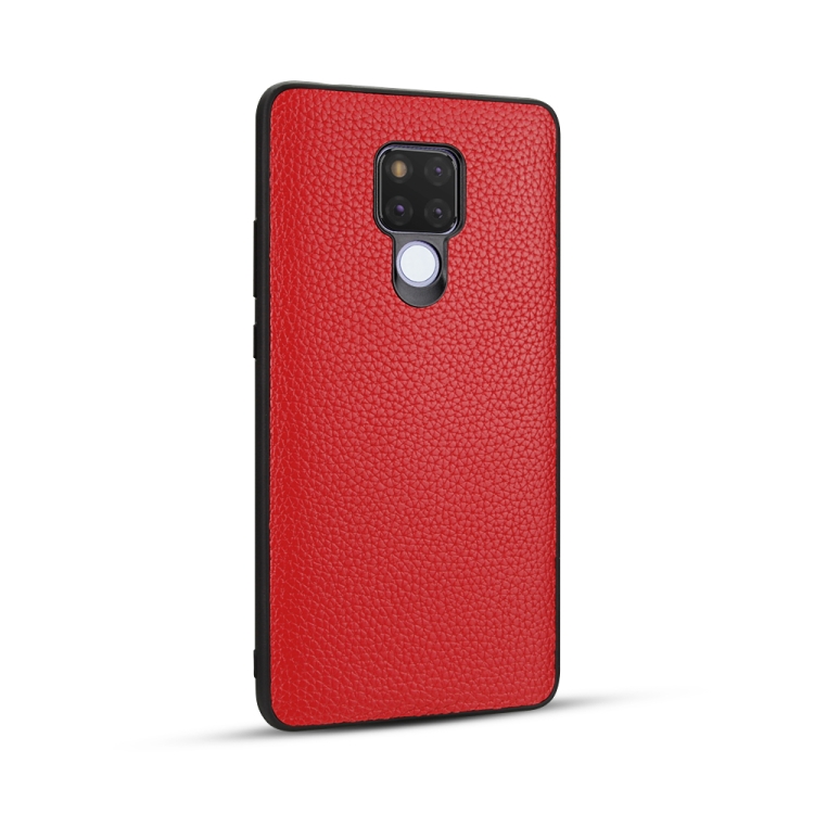 

For Huawei Mate 20 / Mate 20X Lychee Grain Cortex Anti-falling TPU Mobile Phone Shell Protective Case(Red)