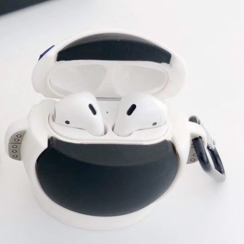 

For Apple AirPods 1/2 Generation Universal Astronaut Space Cap Bluetooth Headphone Protective Case