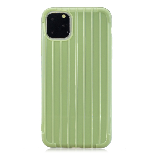 

Coloured Suitcase Striped Mobile Phone Case For iPhone 11 Pro Max(Green)