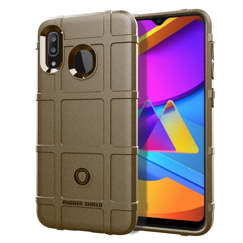 

For Huawei Enjoy 10 Plus Full Coverage Shockproof TPU Case(Brown)