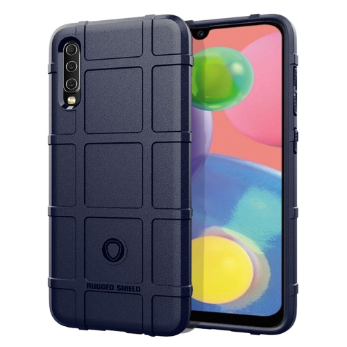 

For Galaxy A70s Full Coverage Shockproof TPU Case(Blue)