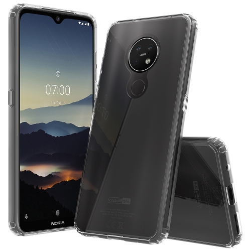 

For Nokia7.2 / Nokia 6.2 Scratchproof TPU + Acrylic Protective Case(Transparent)