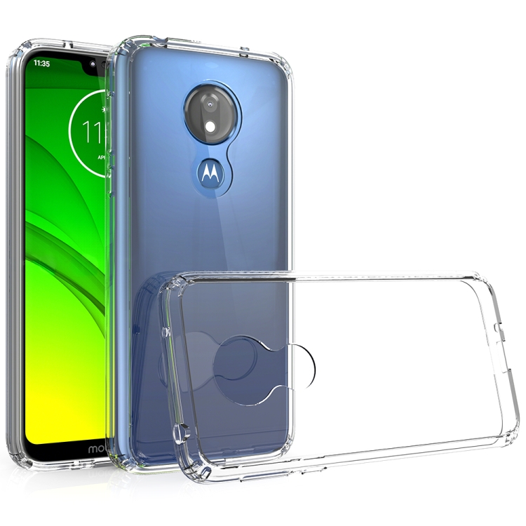 

For Motorola G7 Power(EU Version) Scratchproof TPU + Acrylic Protective Case(Transparent)