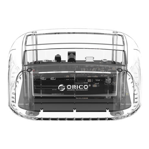 

ORICO 6239C3 2.5/3.5inch 2 Bay Transparent Type-C Hard Drive Dock