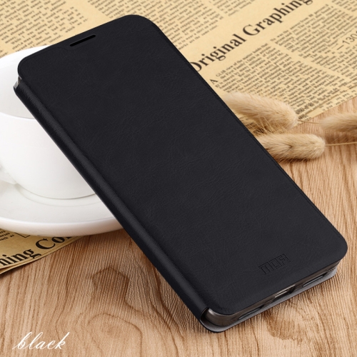 

For Xiaomi RedMi 8A MOFI Rui Series Classical Leather Flip Leather Case With Bracket Embedded Steel Plate All-inclusive(Black)