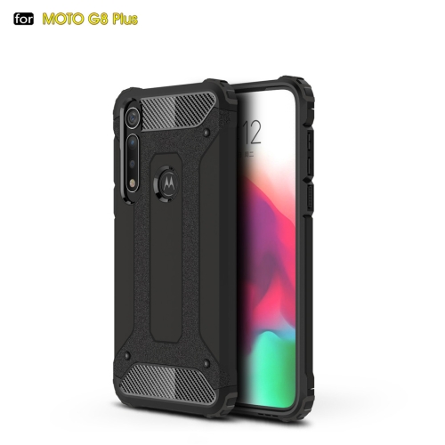 

For Moto G8 Plus Magic Armor TPU + PC Combination Case(Black)