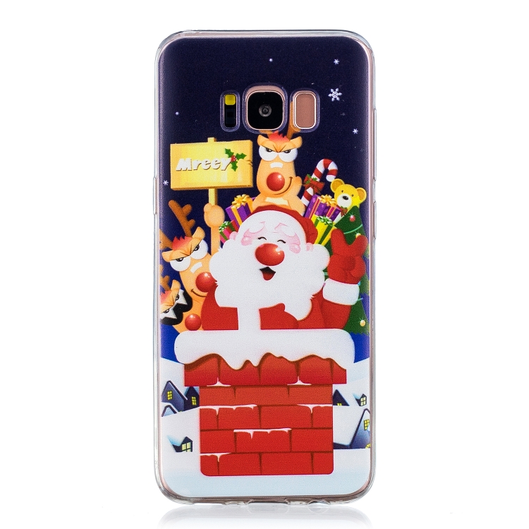 

For Galaxy S8 Plus Christmas Gift TPU Case(Santa Claus)