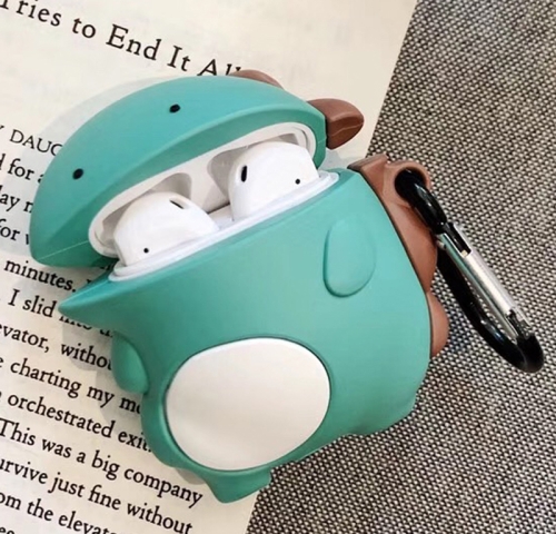 

For Apple AirPods 1/2 Generation Universal Small-eyed Dinosaur Bluetooth Headphone Protective Case