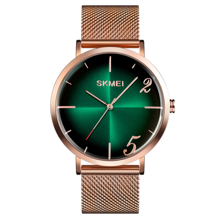 

SKMEI 9200 Waterproof Fashion Men Netting Watch Quartz Watch(Green)