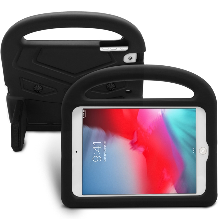 

For iPad Mini 5 / 4 / 3 / 2 / 1 Sparrow Style EVA Children's Flat Anti Falling Protective Shell(Black)