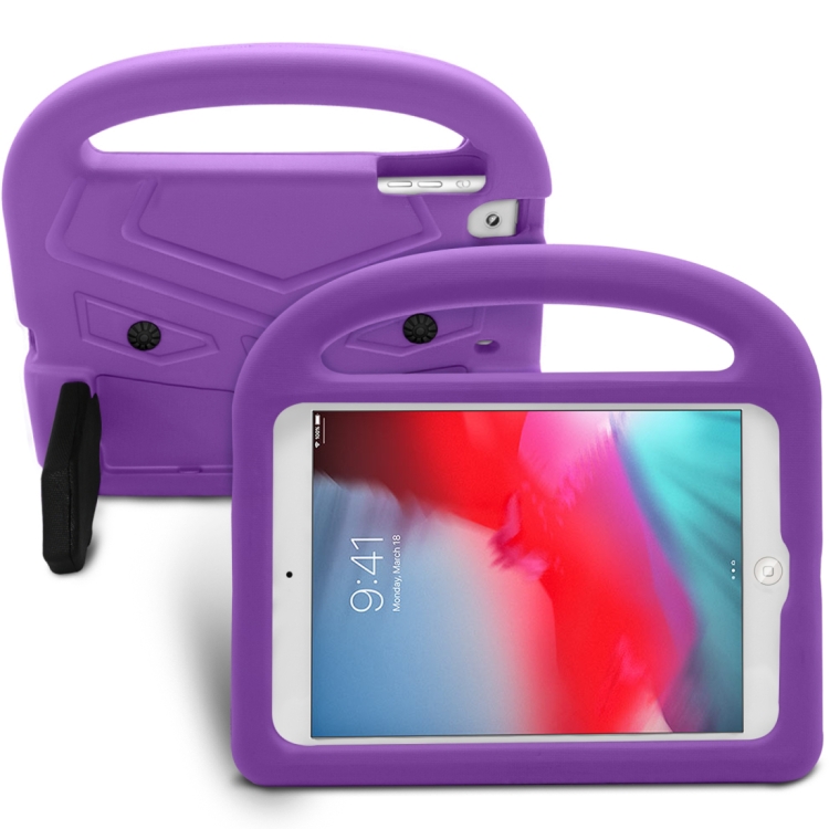 

For iPad Mini 5 / 4 / 3 / 2 / 1 Sparrow Style EVA Children's Flat Anti Falling Protective Shell(Purple)