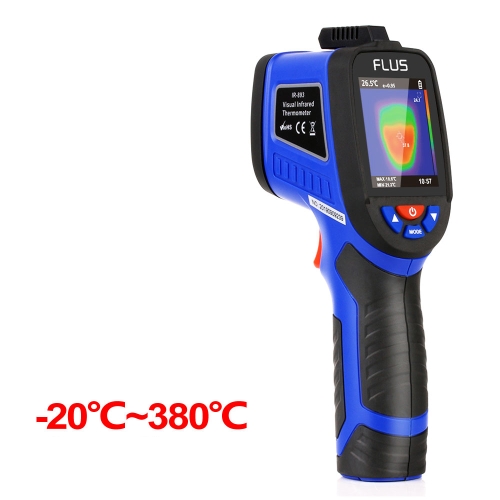 

FLUS IR-893 -20～380℃ Handheld Camera Portable Infrared Thermometer Temperature meter