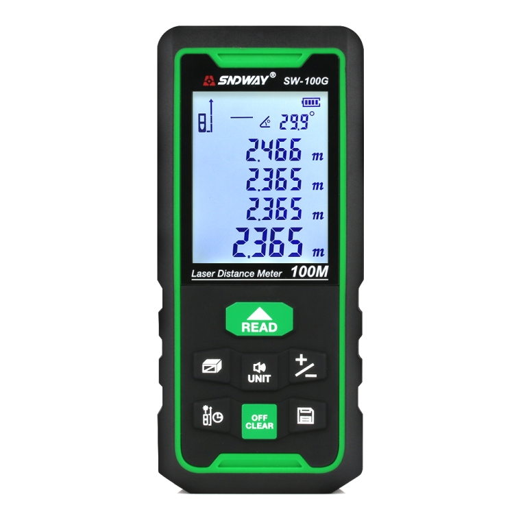 

SNDWAY SW-100G Green lLght Digital Laser Tape Sensor Range Finder