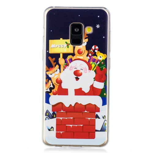 

For Galaxy A8 2018 Christmas Gift TPU Case(Santa Claus)