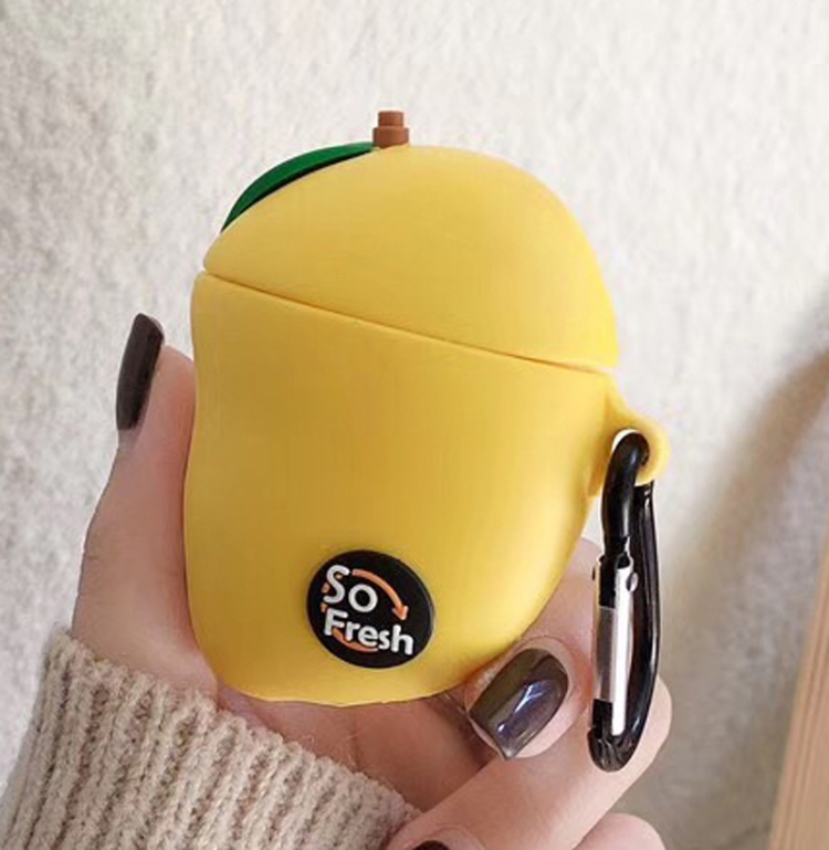 

For Apple AirPods 1/2 Gen Universal Mango Bluetooth Headphone Protective Case