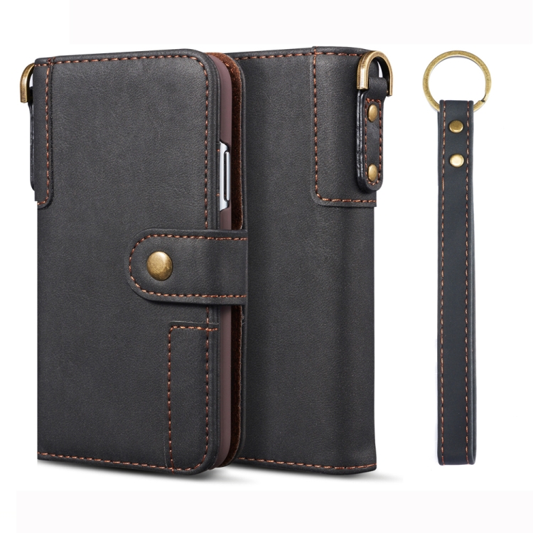 

For Galaxy S10 5G Cowhide Texture Horizontal Flip Leather Case with Holder & Card Slots & Wallet & Lanyard(Black)