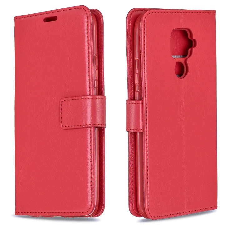 

For Huawei Mate 30 Lite Crazy Horse Texture Horizontal Flip Leather Case with Holder & Card Slots & Wallet & Photo Frame(Red)