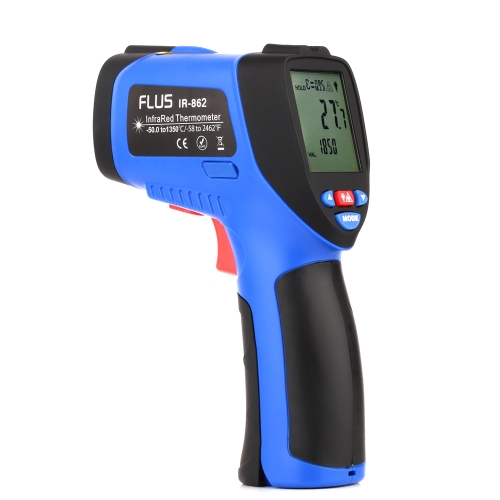 

FLUS IR-862 -50～1350℃ Digital Infrared Non-contact Laser Handheld Portable Electronic Outdoor Thermometer Pyrometer