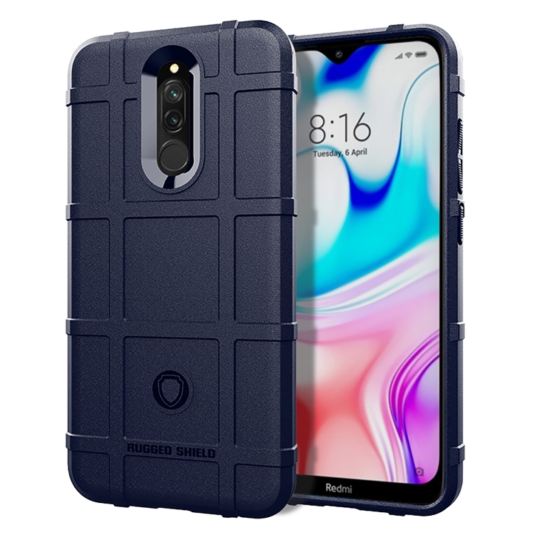 

For Xiaomi Redmi 8 Full Coverage Shockproof TPU Case(Blue)