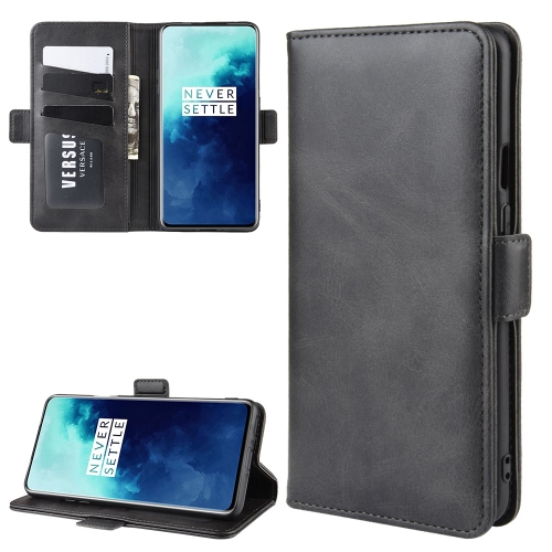 

For OnePlus 7T Pro Dual-side Magnetic Buckle Horizontal Flip Leather Case with Holder & Card Slots & Wallet & Photo Frame(Black)