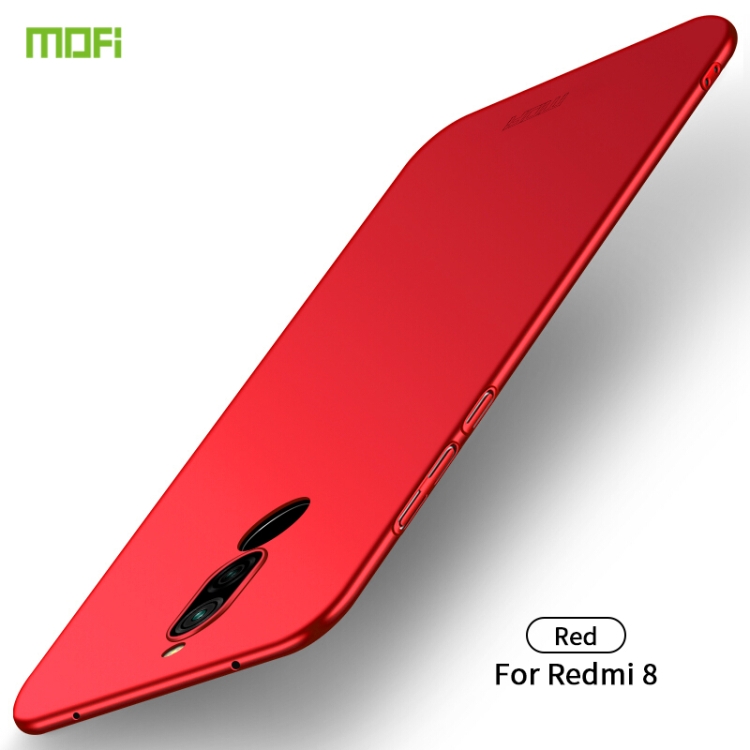 

For Xiaomi RedMi 8 MOFI Frosted PC Ultra-thin Hard Case(Red)
