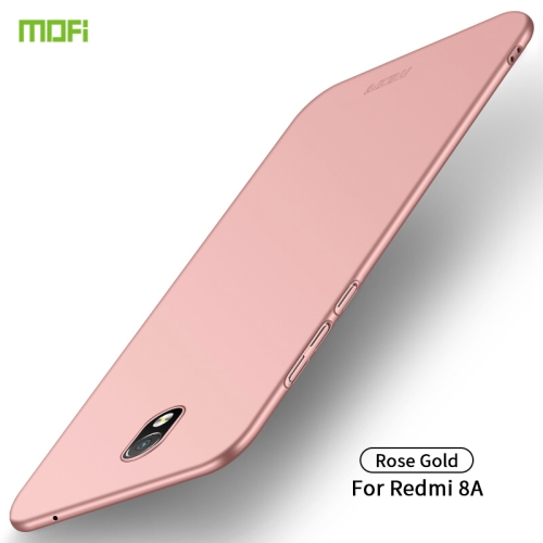 

For Xiaomi RedMi 8A MOFI Frosted PC Ultra-thin Hard Case(Rose gold)