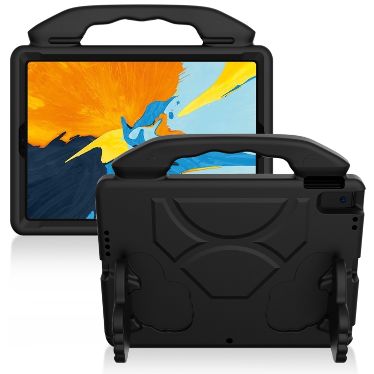 

For iPad Pro 11 inch EVA Flat Anti Falling Protective Shell with Thumb Bracket(Black)
