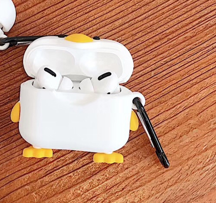

For Apple AirPods Pro Cute Duck Bluetooth Headphone Protective Case