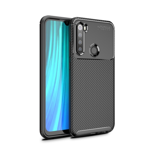 

For Xiaomi Redmi Note 8T Carbon Fiber Texture Shockproof TPU Case(Black)