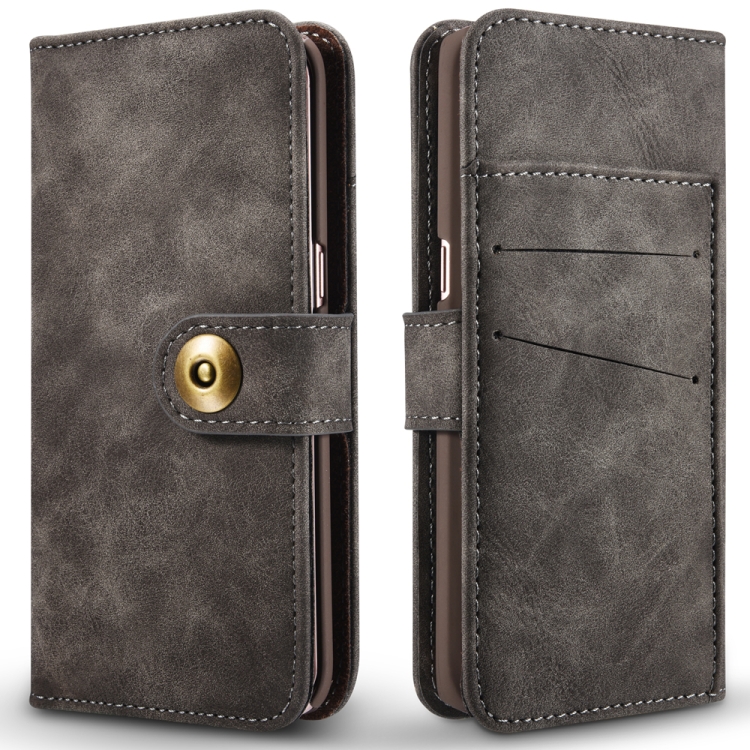 

For Galaxy S7 Magnetic Detachable Horizontal Flip Leather Case with Card Slots & Wallet & Photo Frame(Black)
