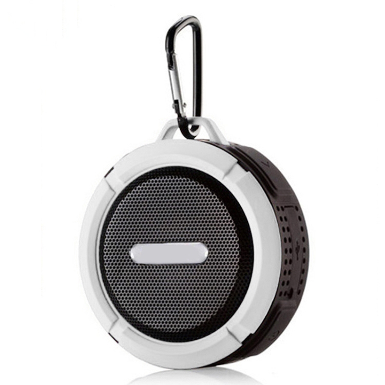 

C6a Outdoor Chuck Wireless Bluetooth Car Speaker Suction Cup Speaker, Support TF Card(White)