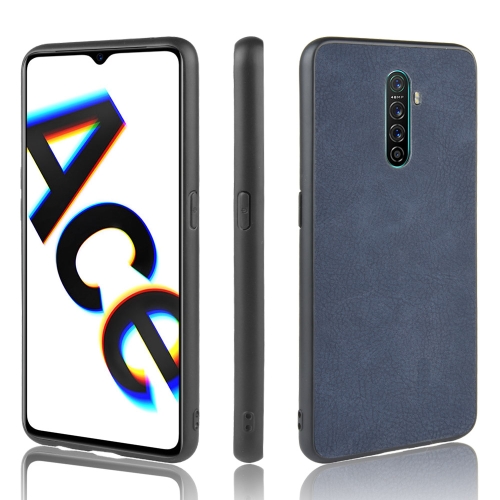 

For Oppo Realme X2 Pro/ Oppo Ace Shockproof Sheep Skin PC + PU + TPU Case(Blue)