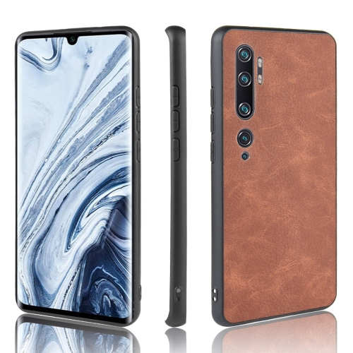 

For Xiaomi Mi Note 10 / Note10 Pro / Mi CC9 Pro Shockproof Sheep Skin PC + PU + TPU Case(Brown)