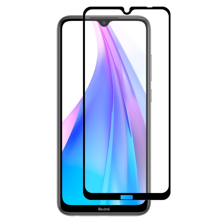 

For Xiaomi Redmi Note 8T ENKAY Hat-prince Full Glue 0.26mm 9H 2.5D Tempered Glass Full Coverage Film