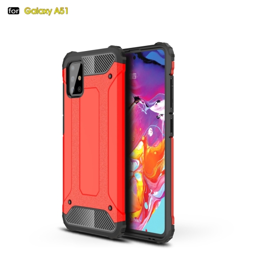 

For Galaxy A51 Magic Armor TPU + PC Combination Case(Red)