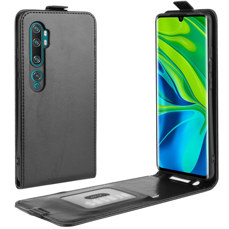 

For Xiaomi Mi Note 10 / Note 10 Pro / CC9 Pro R64 Texture Single Vertical Flip Leather Protective Case with Card Slots & Photo Frame(Black)