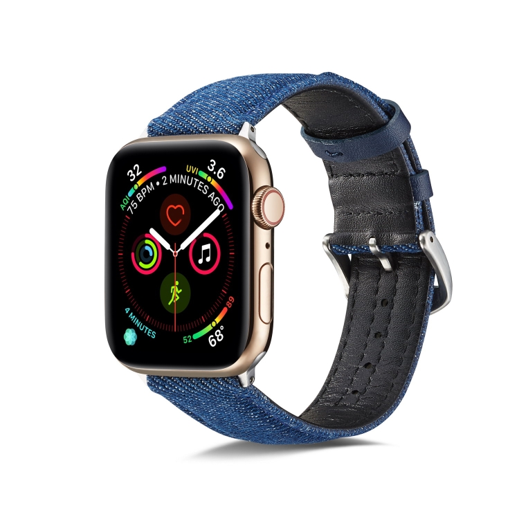 

For Apple Watch 3 / 2 / 1 Generation 42mm Universal Cowboy Strap(Blue)