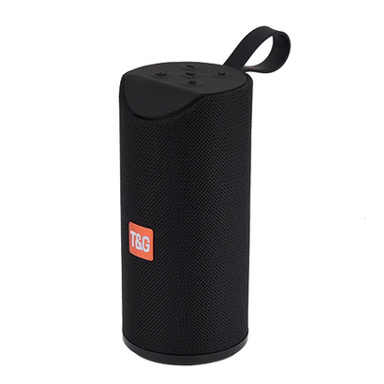 

T&G TG113 Portable Bluetooth Speakers Waterproof Stereo Outdoor Loudspeaker MP3 Bass Sound Box with FM Radio(Black)