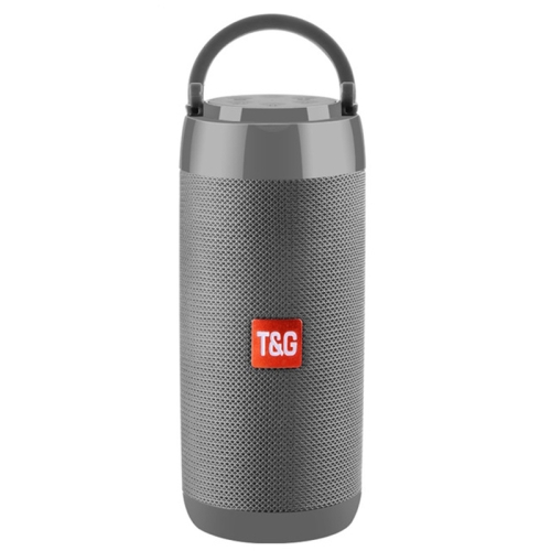 

T&G TG113C Column Portable Bluetooth Mini Speaker FM Radio Waterproof Subwoofer Phone Holder Wireless Loundpeakers(Gray)