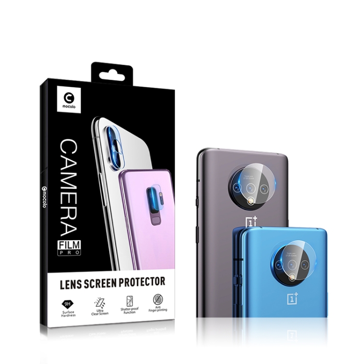 

For Oneplus 7T mocolo 0.15mm 9H 2.5D Round Edge Rear Camera Lens Tempered Glass Film